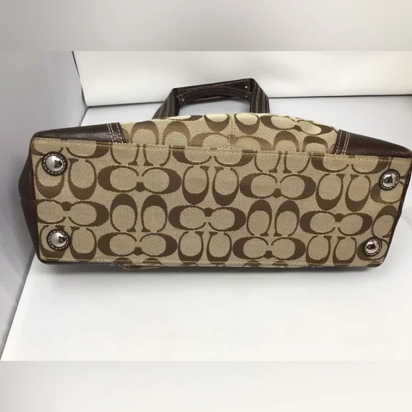 Coach satchel shoulder bag handbag cloth - Picture 4 of 9